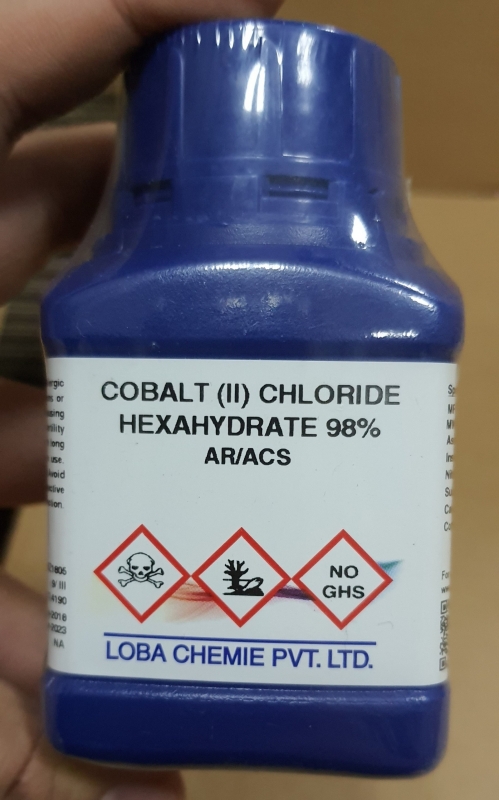 Cobalt (II) Chloride Hexahydrate , Loba