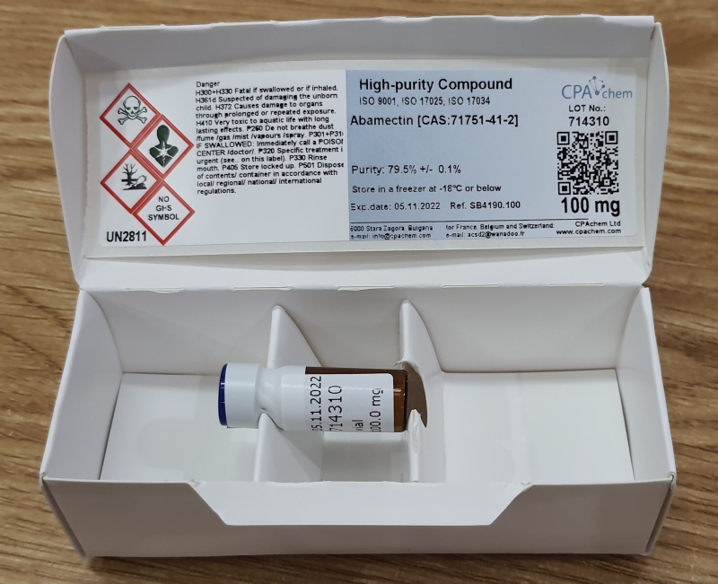 Chất chuẩn Abamectin [CAS:71751-41-2], CPAchem