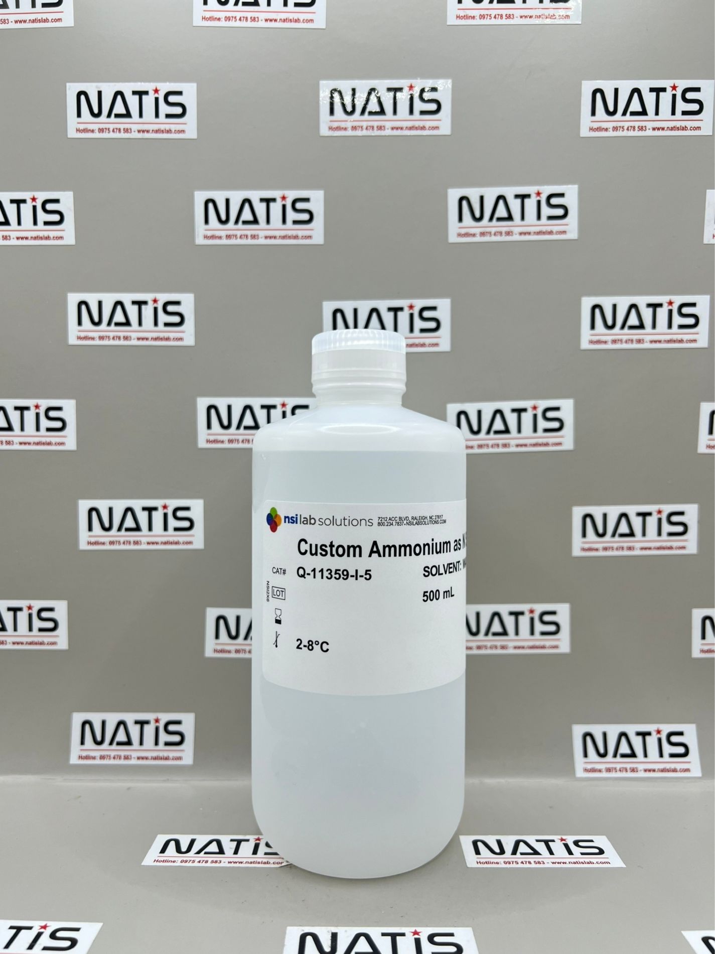 Dung dịch chuẩn NH4 - N (Amoni tính theo Nito) 5mg/L, NSI