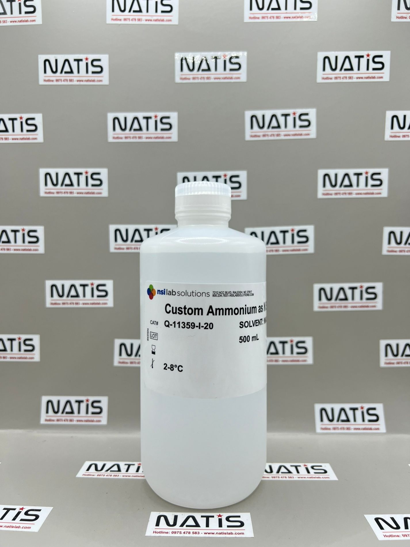 Dung dịch chuẩn NH4 - N (Amoni tính theo Nito) 20mg/L, NSI