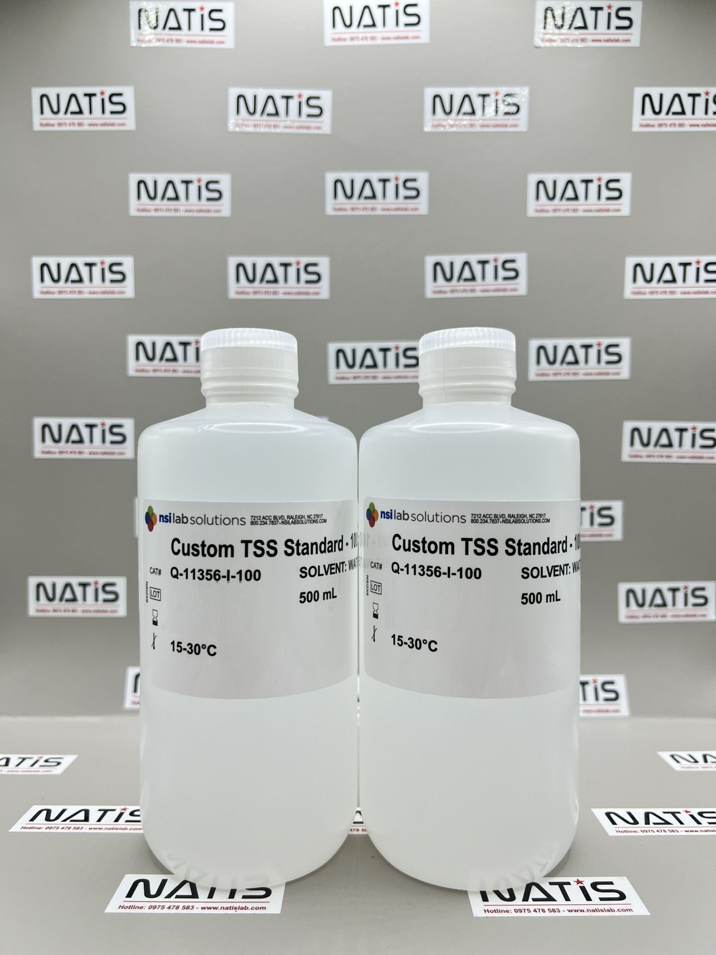 Dung dịch chuẩn TSS 100mg/L, chai 500mL, hãng NSI, Mỹ