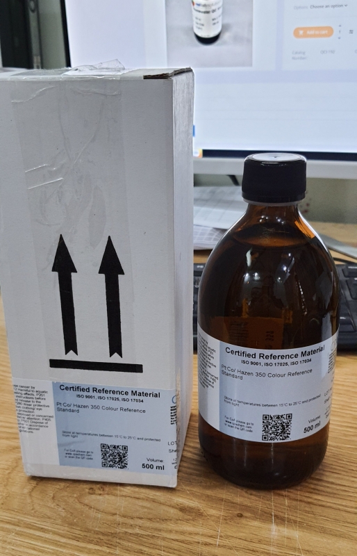 Dung dịch chuẩn Độ màu 350 Pt-Co, chai 500mL, CPAchem