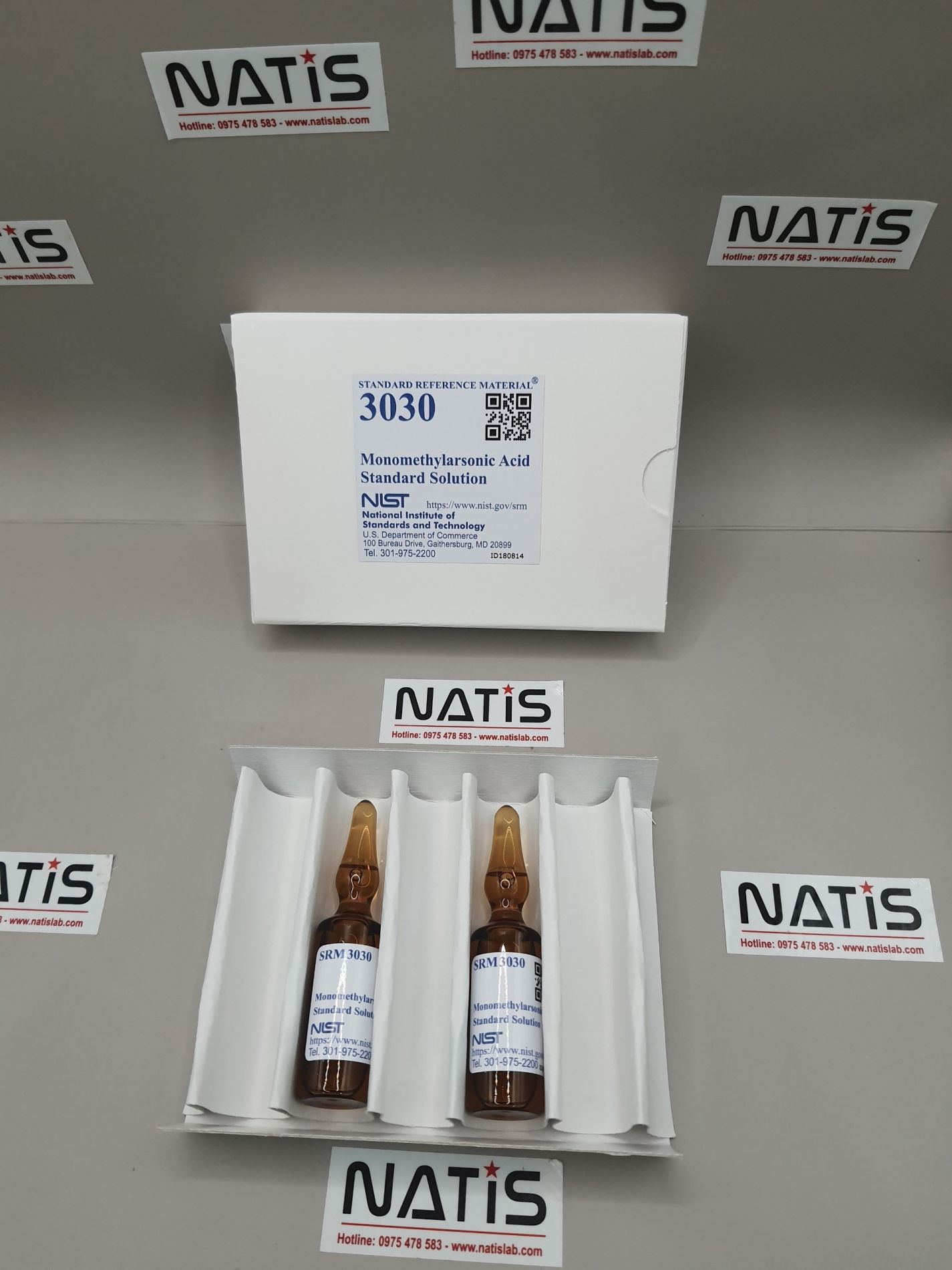 SRM 3030 - Monomethylarsonic Acid Standard Solution, NIST
