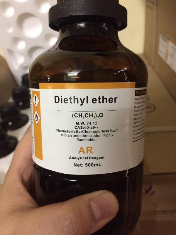 Diethyl ether, Trung Quốc