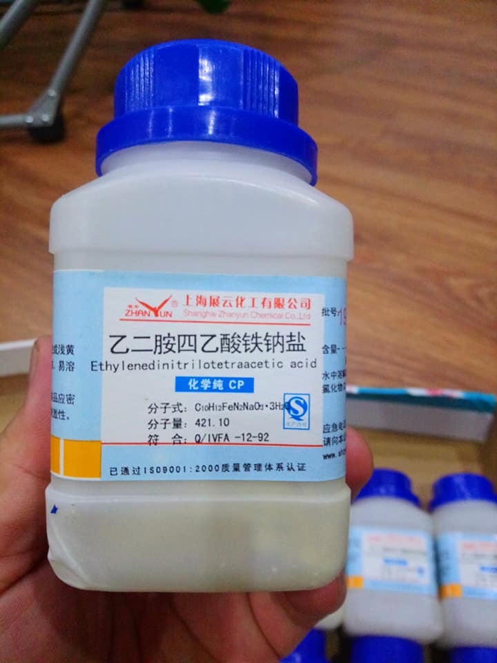 Ethylenedinitrilotetraacetic acid, Trung Quốc