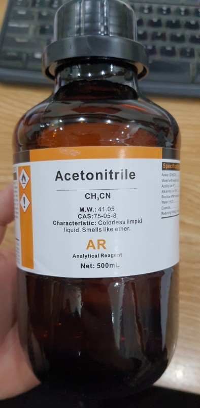Acetonitrile, Trung Quốc