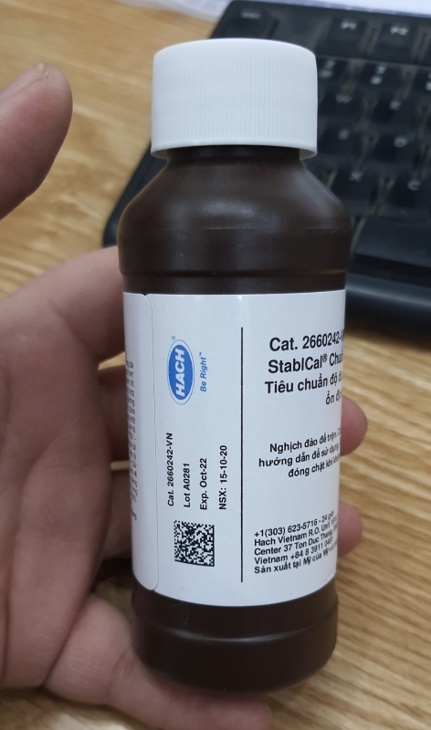 Stablcal® Turbidity Standard, Dung dịch chuẩn độ đục 100 NTU, 100 mL, Hach