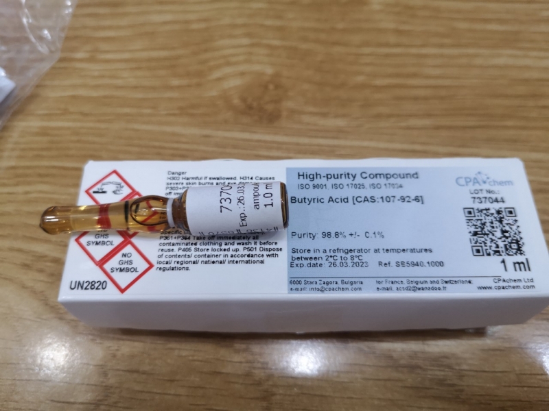Chất chuẩn Butyric Acid [CAS:107-92-6], CPAchem
