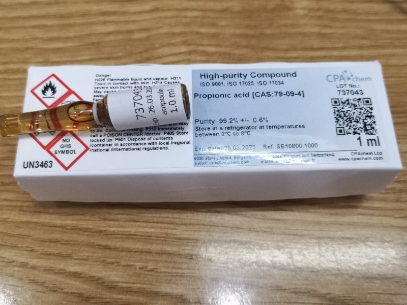 Chất chuẩn Propionic acid [CAS:79-09-4], CPAchem