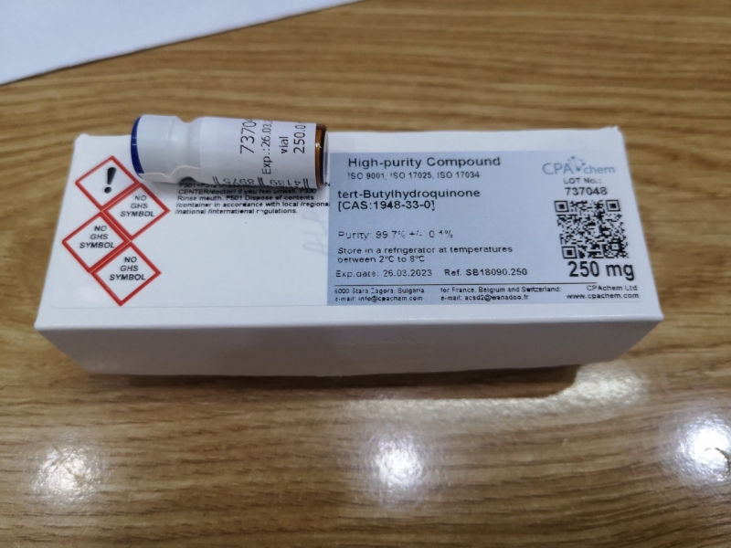 Chất chuẩn tert-Butylhydroquinone [CAS:1948-33-0], CPAchem