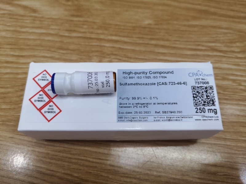 Chất chuẩn Sulfamethoxazole [CAS:723-46-6], CPAchem
