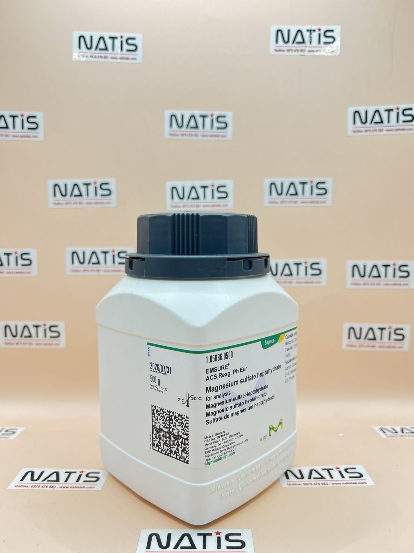 Hóa chất Magnesium sulfate heptahydrate, Merck