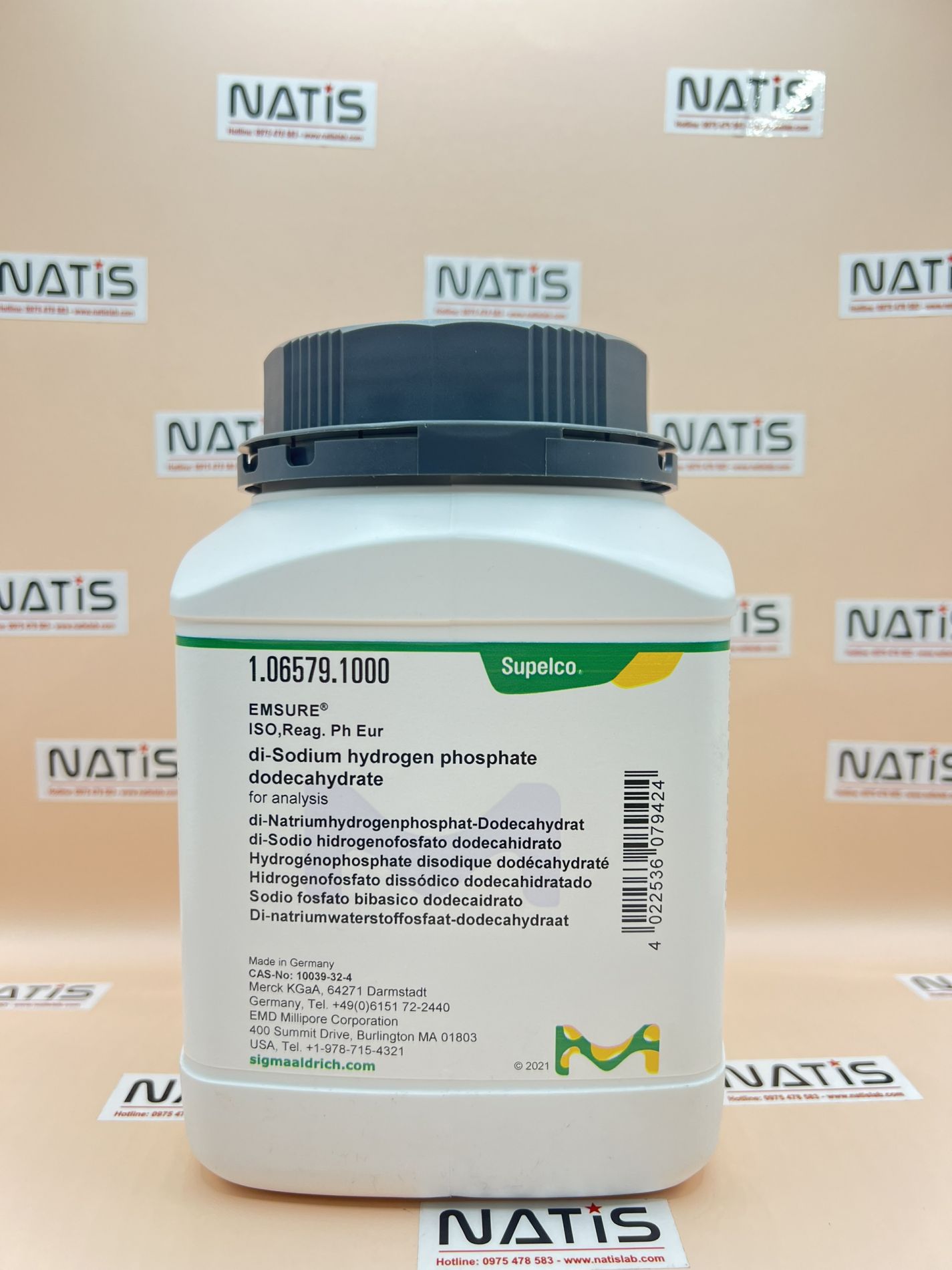 di-Sodium hydrogen phosphate dodecahydrate, Merck