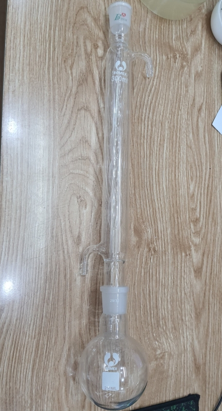 Bộ chưng cất hồi lưu, bình cầu 250mL, Trung Quốc