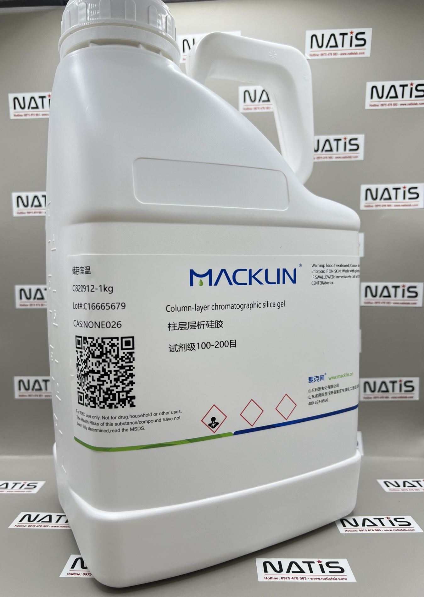 Column-layer chromatographic silica gel - Silica gel sắc ký 100-200 mesh, Macklin - TQ