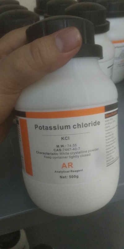 Potassium chloride, Trung Quốc