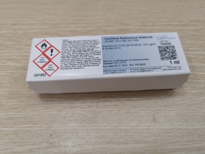 Dung dịch chuẩn Isoproturon [CAS:34123-59-6] 100 ug/ml  in Acetonitrile, lọ 1mL, CPAchem