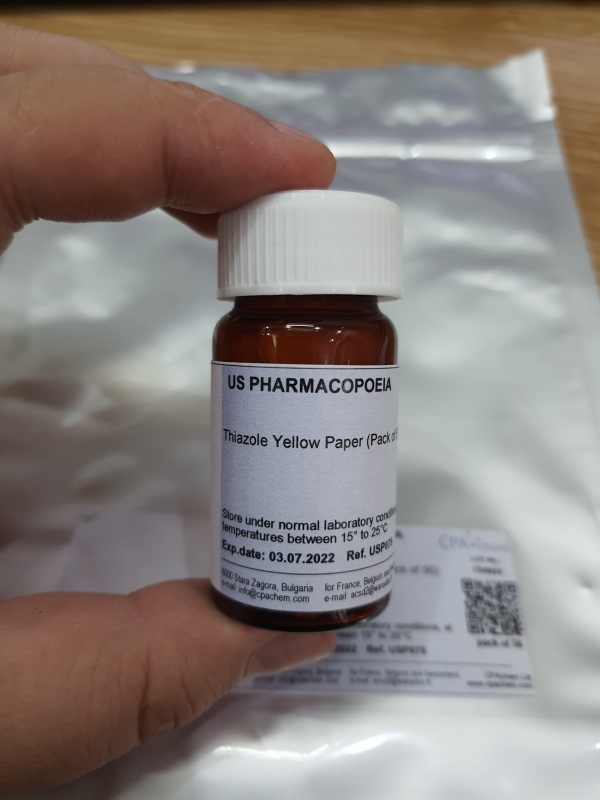 Giấy Thiazole vàng, 50 cái/lọ, CPAchem