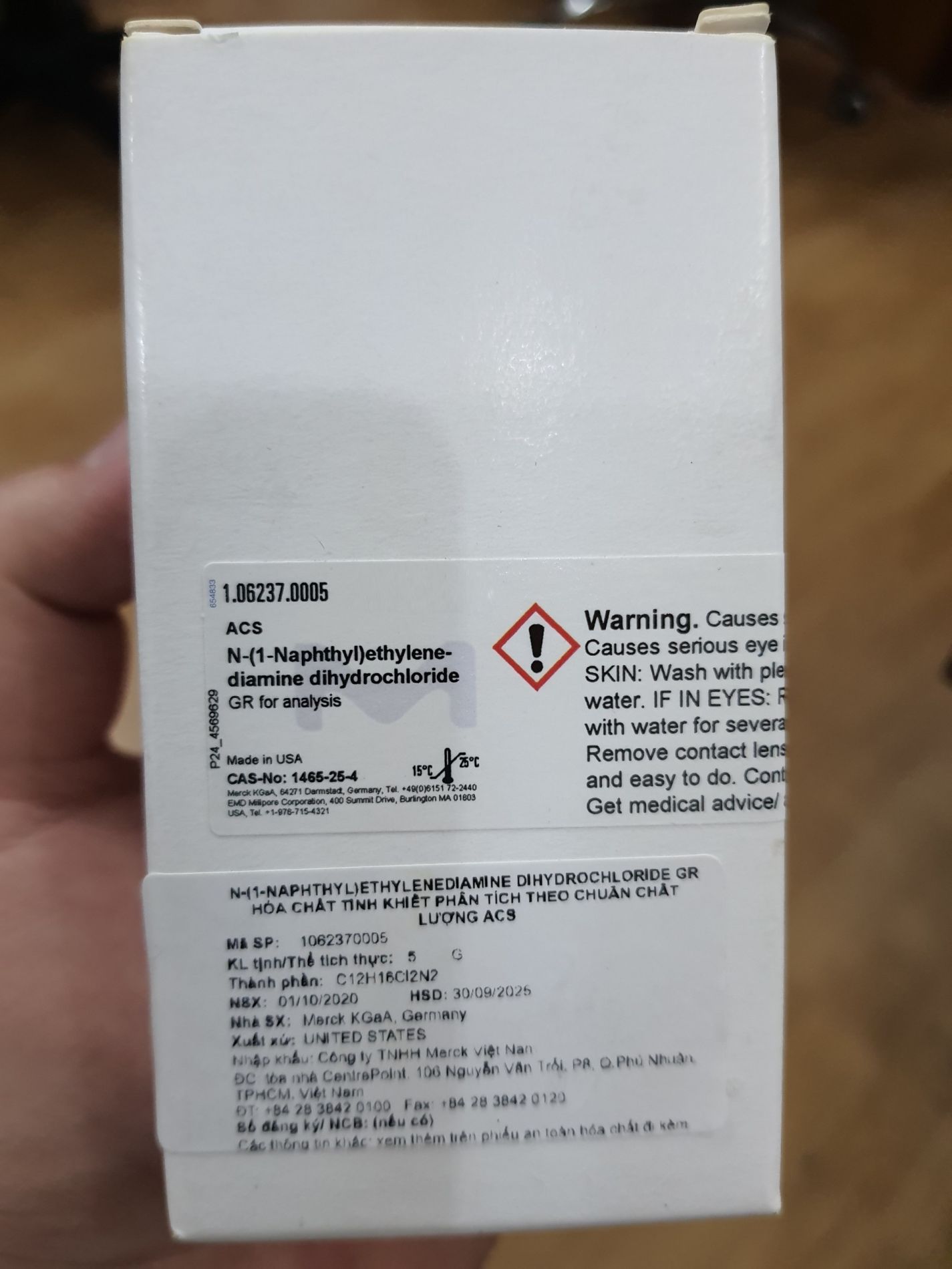 N-(1-Naphthyl)ethylenediamine dihydrochloride, 5g, Merck