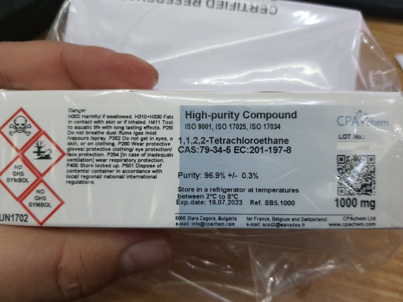Chất chuẩn 1,1,2,2-Tetrachloroethane [CAS:79-34-5], CPAchem