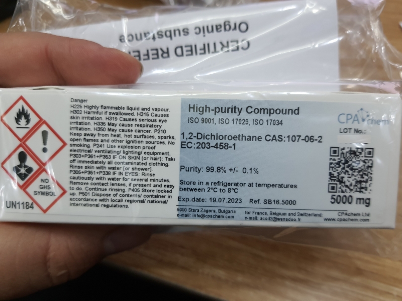 Chất chuẩn 1,2-Dichloroethane [CAS:107-06-2], CPAchem