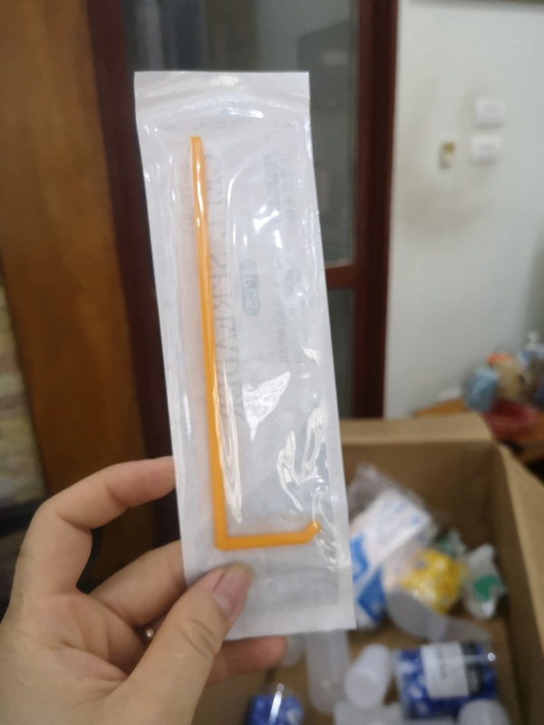 Que gạt môi trường nuôi cấy chữ L, tiệt trùng, BKMam - TQ