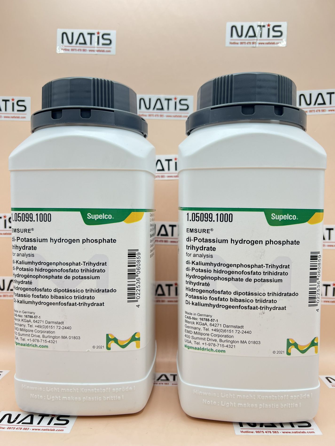 di-Potassium hydrogen phosphate trihydrate, Merck