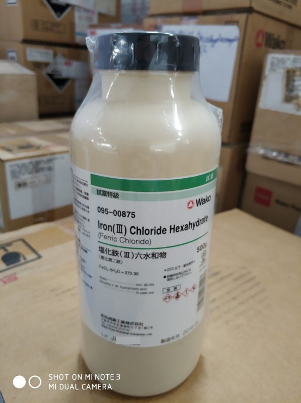 Iron(III) chloride hexahydrate, Wako