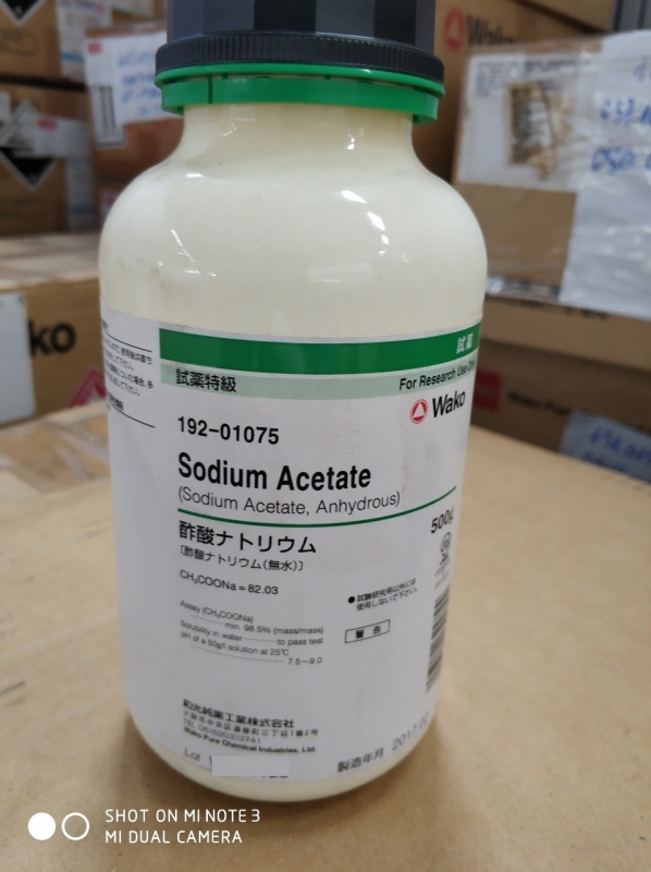 Sodium acetate, Wako