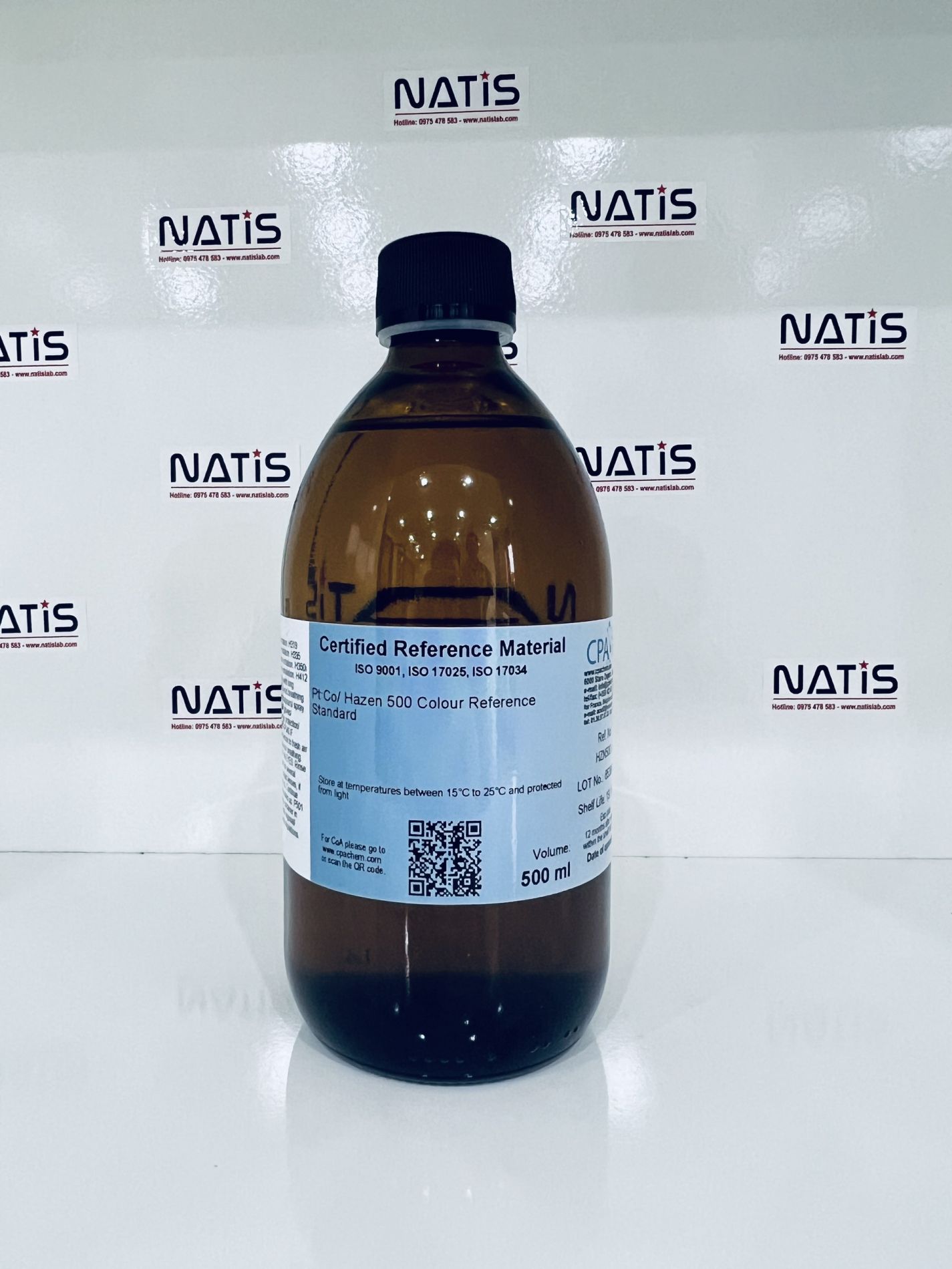 Dung dịch chuẩn Độ màu 500 Pt-Co, mã HZN500.L5, hãng CPAchem, Bungari
