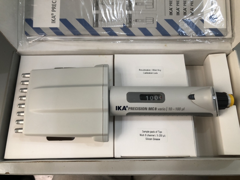 Micropipet 8 kênh 10-100 µl, IKA - Đức