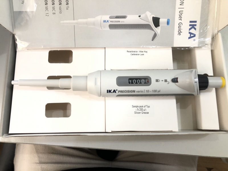 Micropipet 10-100 µl, IKA - Đức