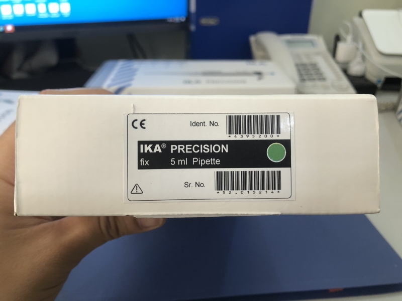 Micropipet cố định thể tích 5mL, IKA - Đức