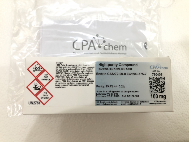Chất chuẩn Endrin [CAS:72-20-8], CPAchem