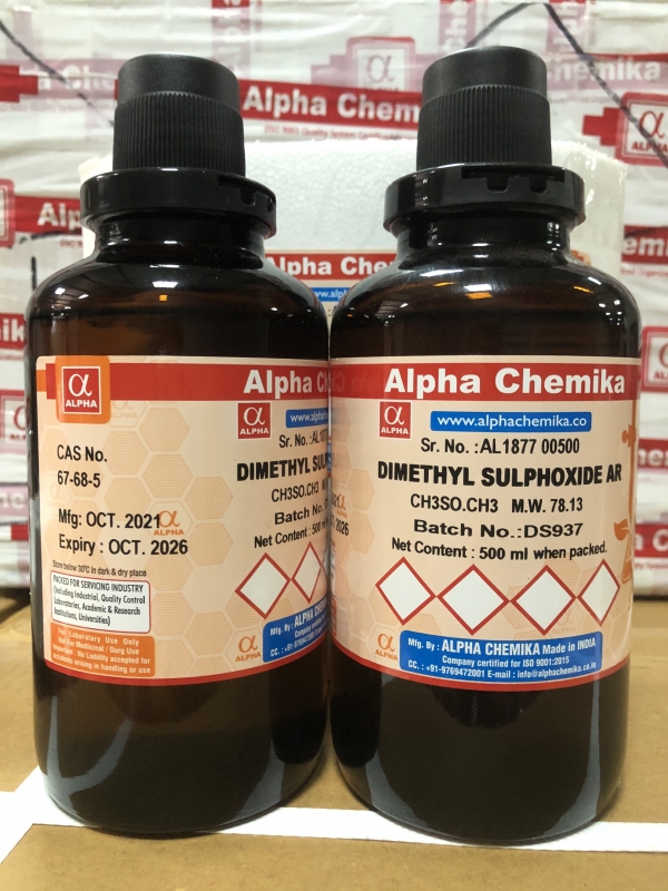 Dimethyl Sulphoxide AR, hãng Alpha Chemika - Ấn Độ
