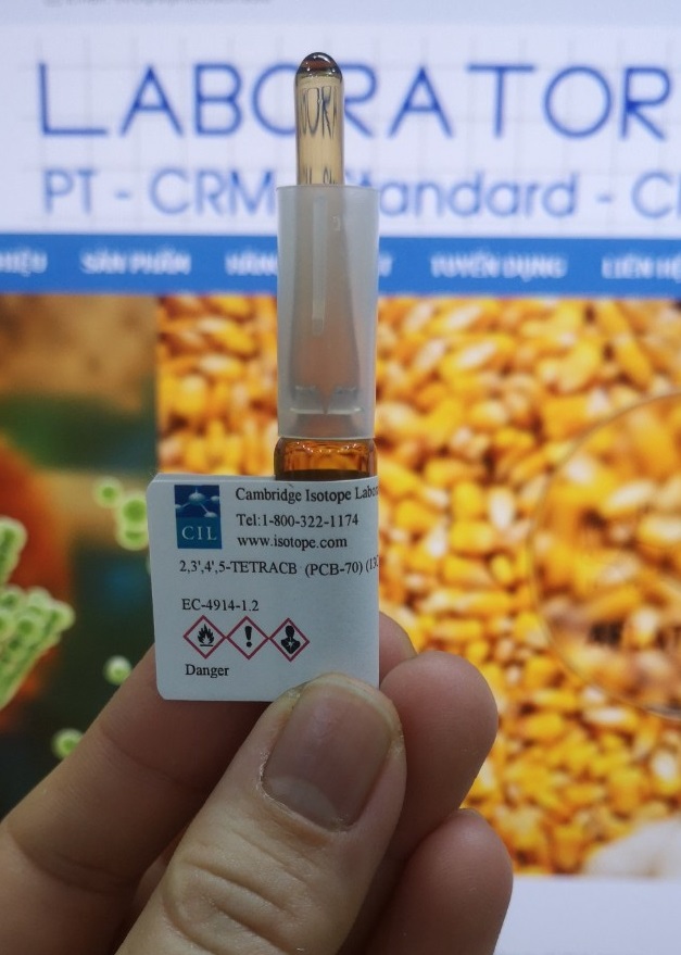 Chất chuẩn 2,3 ,4 ,5-TETRACB (PCB-70), lọ 1,2ml, hãng CIL, Mỹ