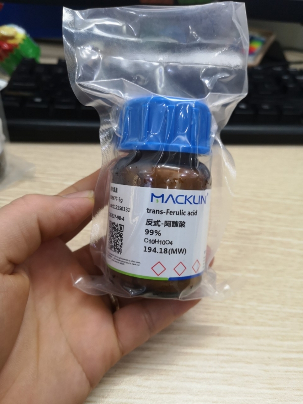 trans-Ferulic acid, hãng Macklin - TQ