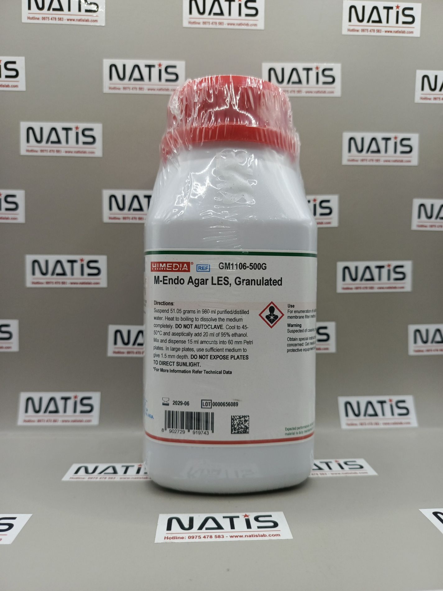 M-Endo Agar LES, Granular - GM1106-500G - Himedia, Ấn Độ