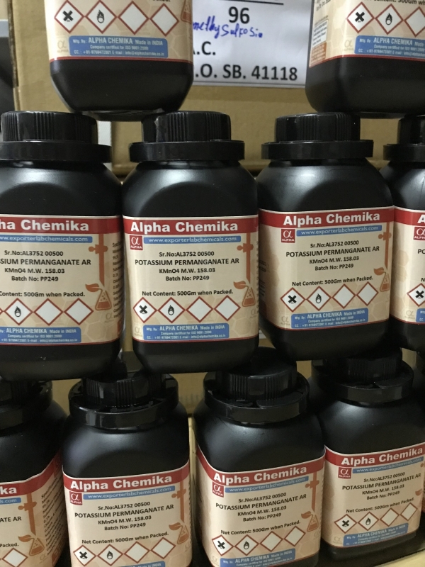 Potassium permanganate - KMnO4, hãng Alpha Chemika, Ấn Độ