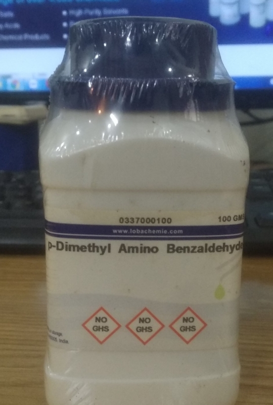 p-DIMETHYL AMINO BENZALDEHYDE, Ấn Độ