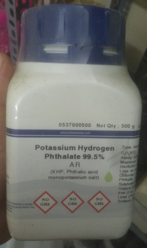 POTASSIUM HYDROGEN PHTHALATE, Ấn Độ