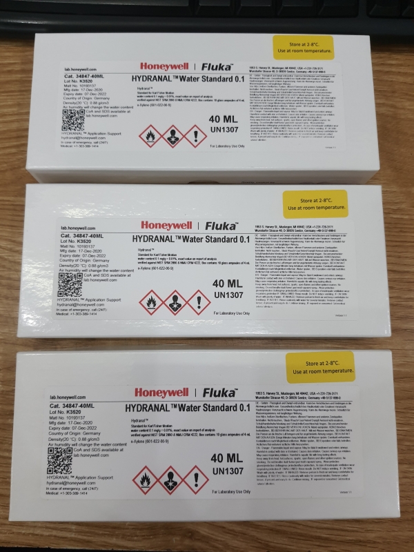 Hydranal Water Standard 0.1 - Honeywell