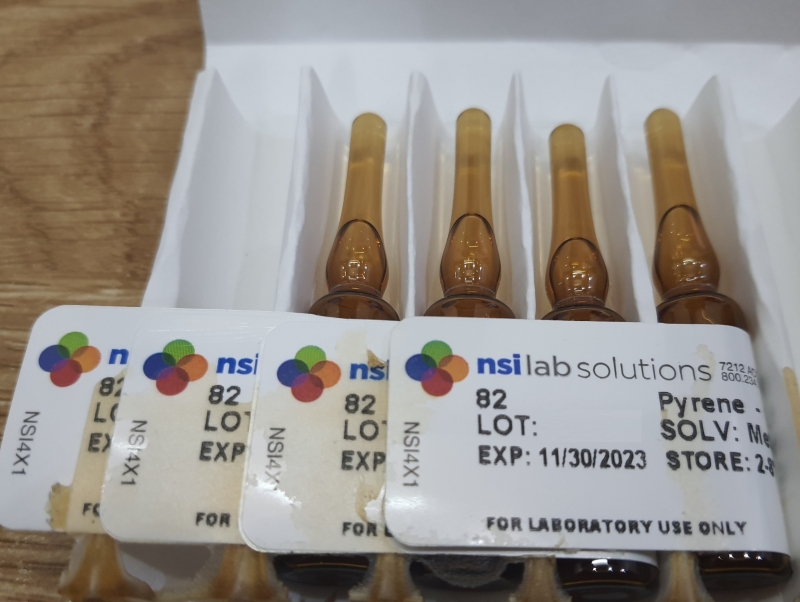 Dung dịch chuẩn Pyrene  CAS# 129-00-0 nồng độ 1000 ug/mL in Methanol, hãng NSI, Mỹ