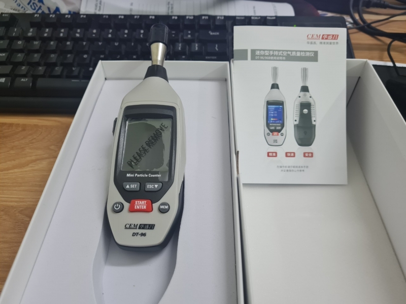 Máy đếm hạt tiểu phân mini (PM2.5 & PM10), model: DT-96, hãng CEM- Trung Quốc