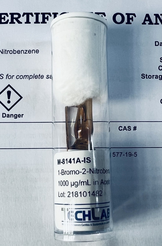 Dung dịch chuẩn 1-Bromo-2-Nitrobenzene Standard, 1000 µg/mL in Acetone, hãng Techlab - AccuStandard