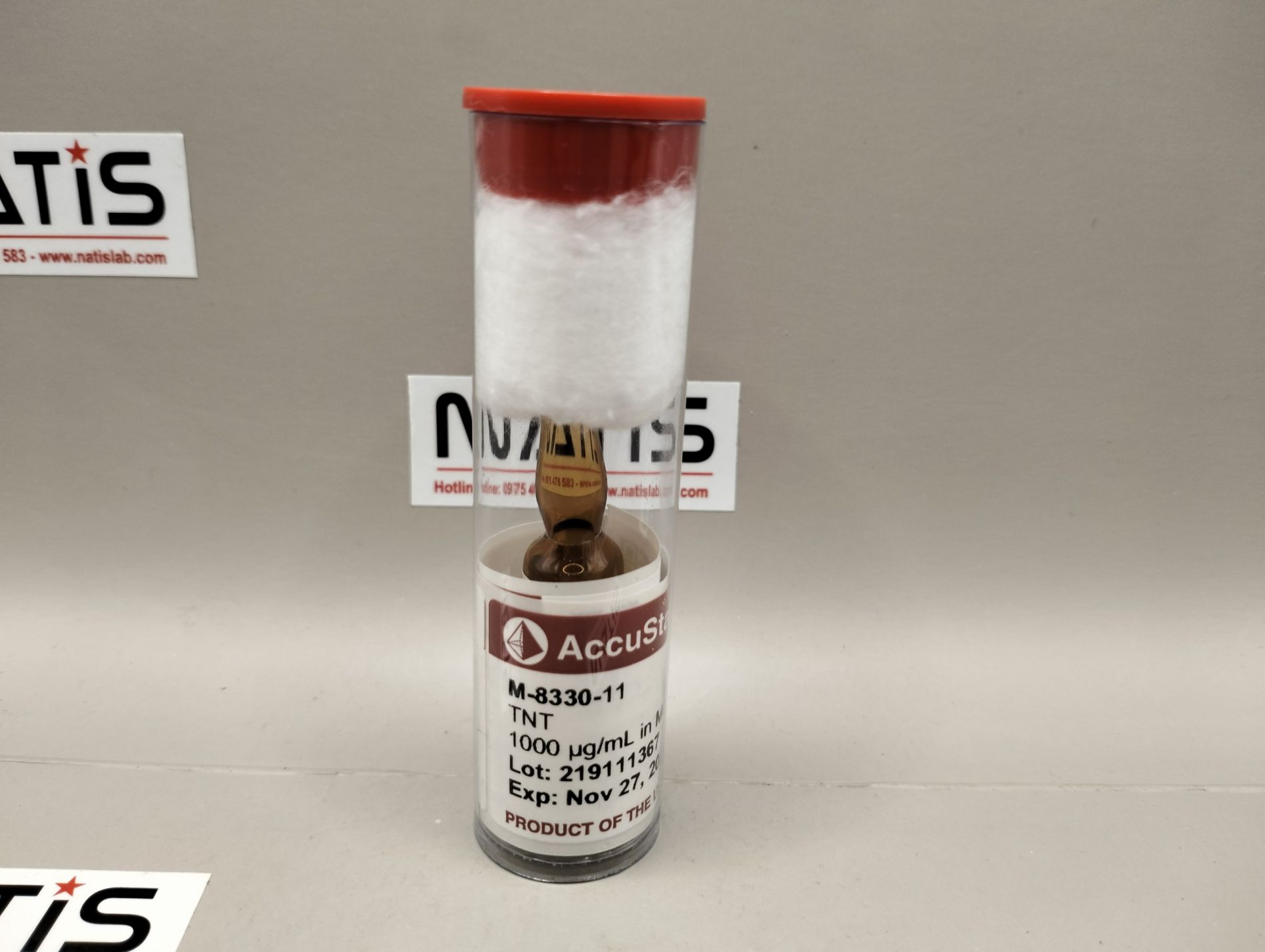 Dung dịch chuẩn TNT, 1000 µg/mL in Methanol:Acetonitrile (1:1), hãng AccuStandard - Mỹ