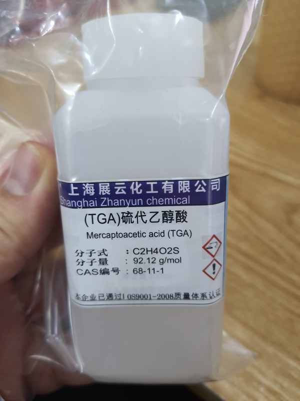 Mercaptoacetic acid (TGA), TQ