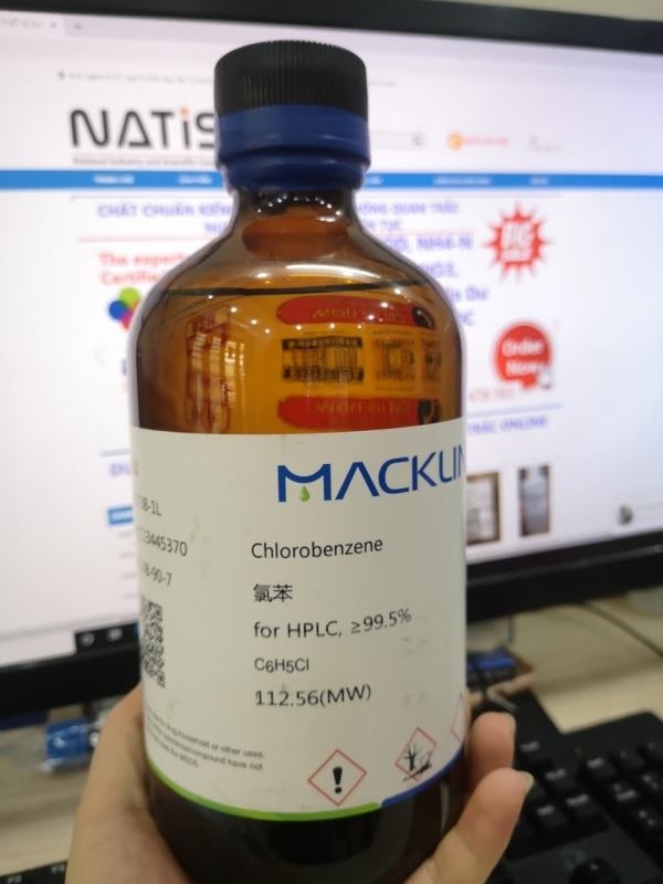 Chlorobenzene for HPLC, ≥99.5%, hãng Macklin - TQ