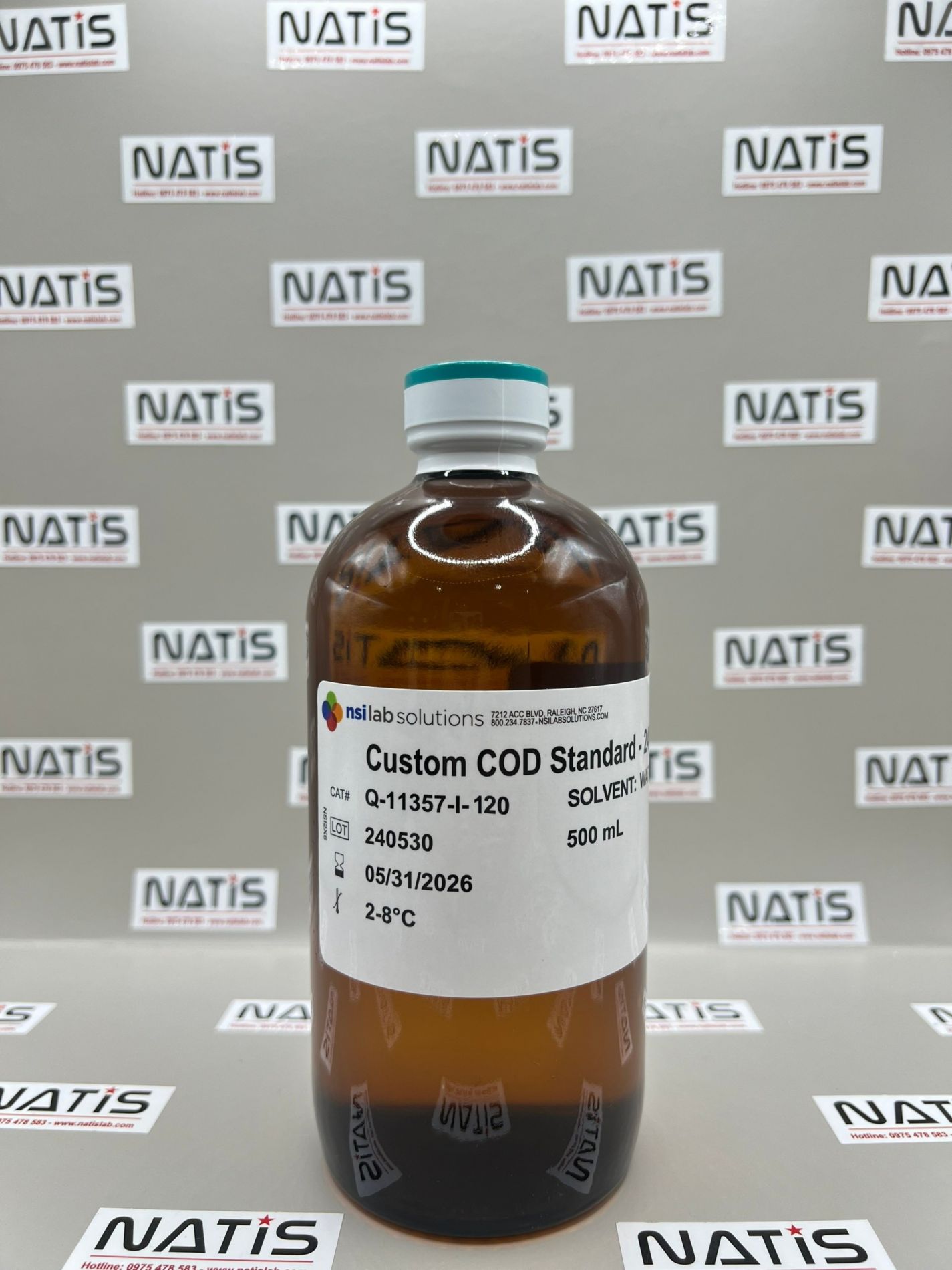 Dung dịch chuẩn COD 120mg/L, hãng NSI, Mỹ