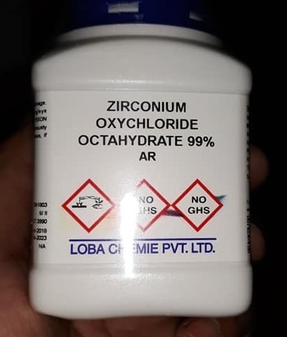 ZIRCONIUM OXYCHLORIDE OCTAHYDRATE AR, Ấn Độ